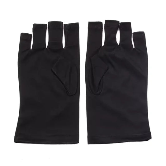 GUANTES PROTECCIÓN UV NEGROS
