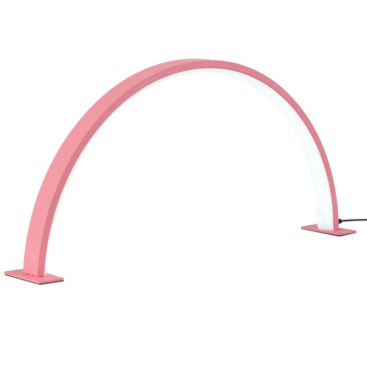 LAMPE ARC DE CERCLE ROSE