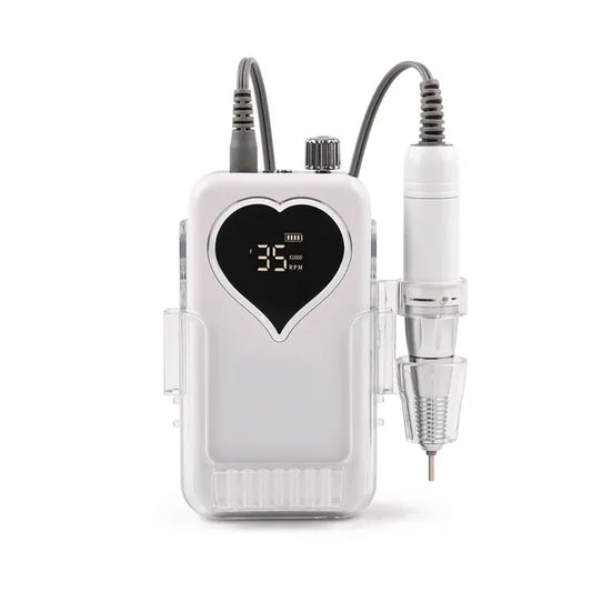 Ponceuse électrique PRO'LOVE blanche design cœur