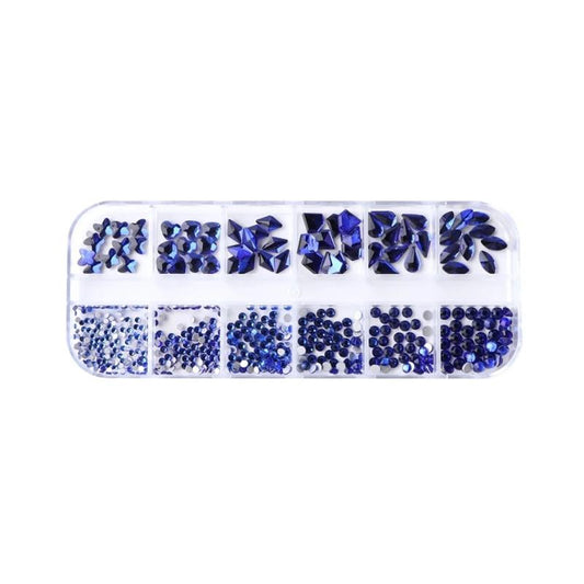 PALETA DE Rhinestones DEL OCÉANO DE MEDIANOCHE