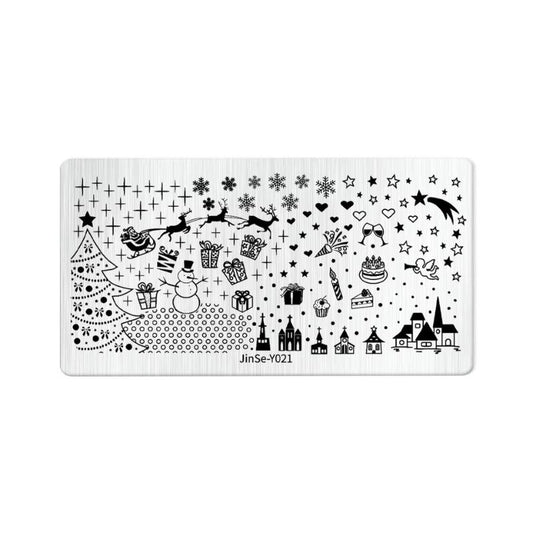 PLACA DE STAMPING NAVIDAD 2