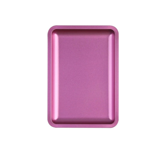 BANDEJA DE MANICURA METALICA ROSA