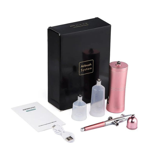 Smart Aérographe portable pour ongles de couleur rose