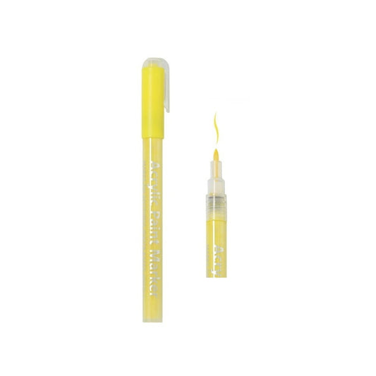 PLUMA GRAFFITI AMARILLA PARA ARTE DE UÑAS