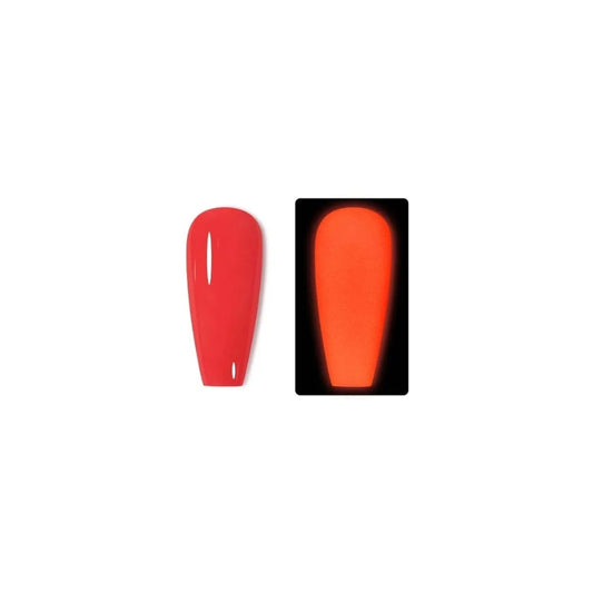 NEON FLUORESCENT ORANGE GEL POLISH