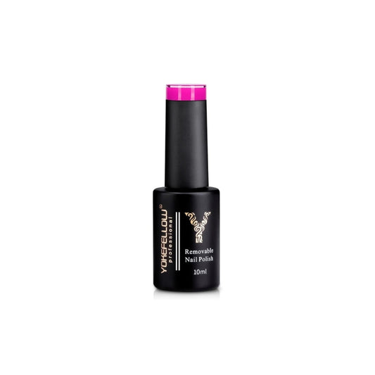 NEON FLUORESCENT PINK GEL POLISH