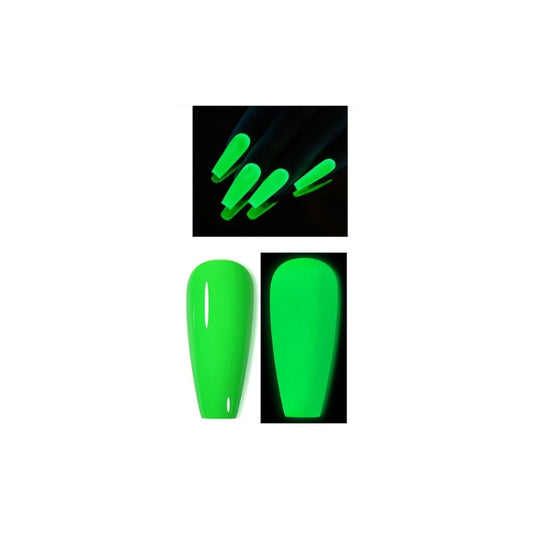 NEON FLUORESCENT GREEN GEL POLISH