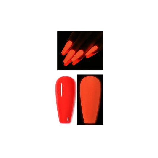 NEON FLUORESCENT RED GEL POLISH