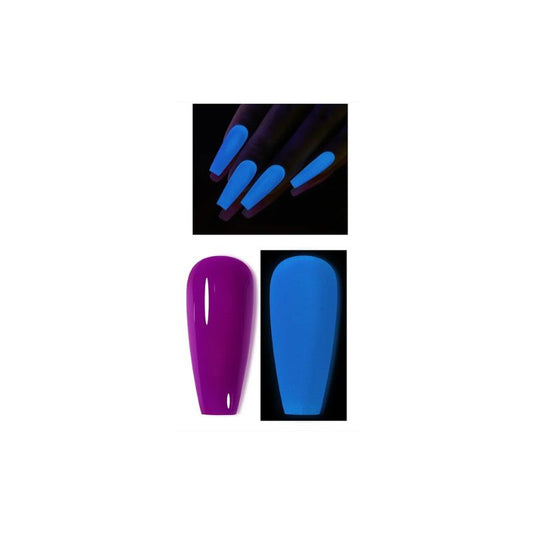 DARK FLUORESCENT PURPLE GEL POLISH