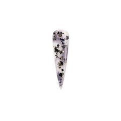 feuilles de paillette nail art noir et or pour la décoration des ongles