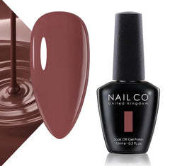 Vernis en Gel Semi pour Faux Ongles ou Ongles Naturels Cacao Velours