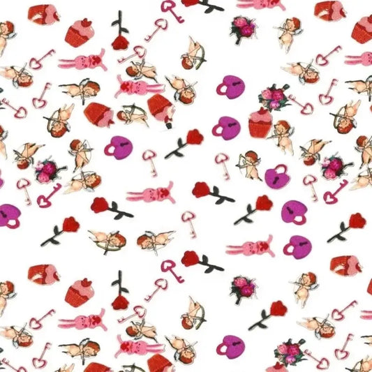 motifs "douceurs gourmandes" à coller sur les ongles pour un nail d'ange