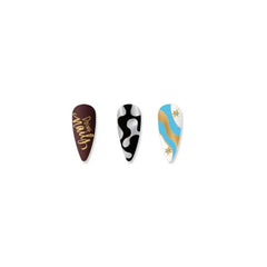 PACK 3 STYLOS GRAFFITI NAIL ART CHROME