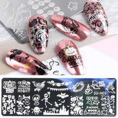 STAMPING PLATE 6 - HALLOWEEN DESIGNS