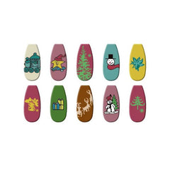 Nail art stamping xmas 14