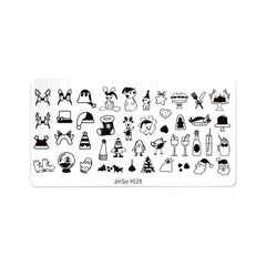 Plaque stamping xmas 17
