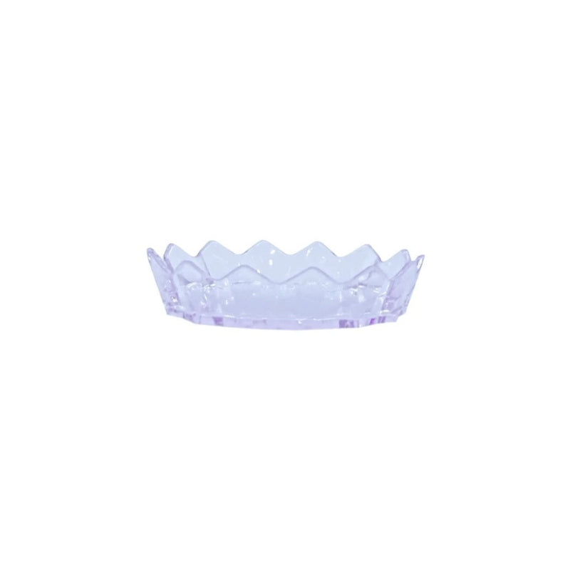 récipient bleu translucide pour pinceaux nail art et vernis