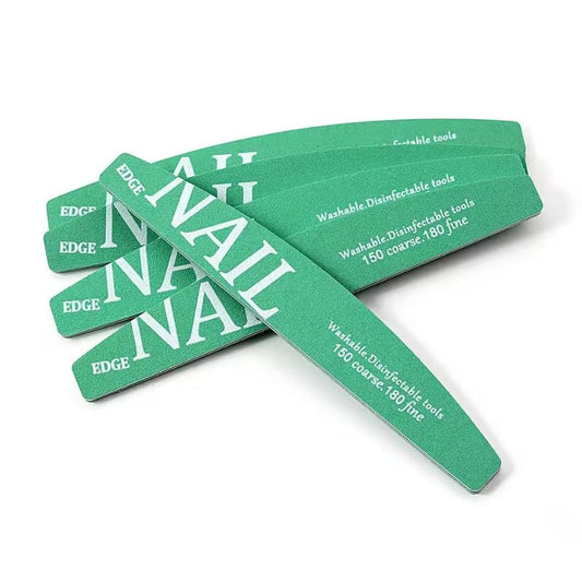 LIMES À ONGLES DOUBLE FACES DEMI-LUNE - 150/180