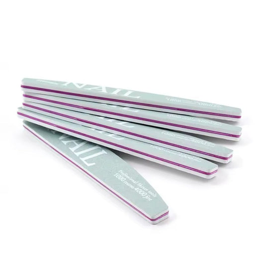 BUFFER ONGLES DOUBLE FACES DEMI-LUNE - 1000/4000