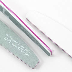 BUFFER ONGLES DOUBLE FACES DEMI-LUNE - 1000/4000