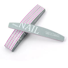 BUFFER ONGLES DOUBLE FACES DEMI-LUNE - 1000/4000