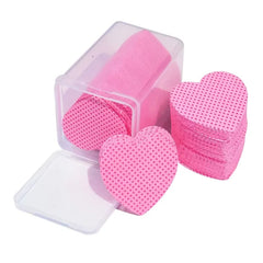 200 TOALLITAS DISOLVANTE CORAZÓN ROSA